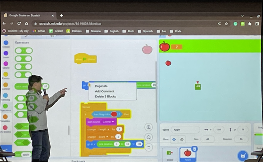 How to make the Google snake game in Scratch! [Part 1] 